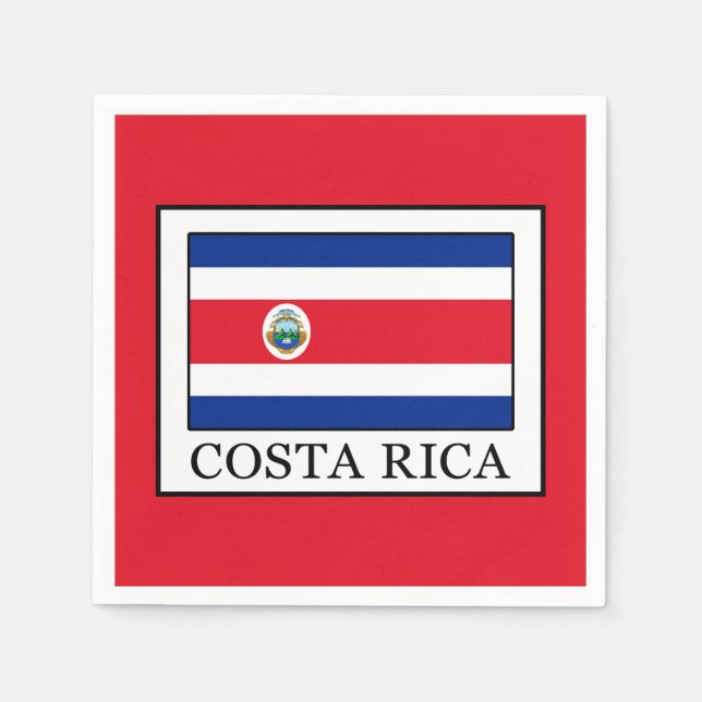 Costa Rica Serviette (Vorderseite)