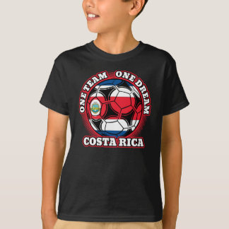 Costa Rica Soccer One Team One Dream T-Shirt