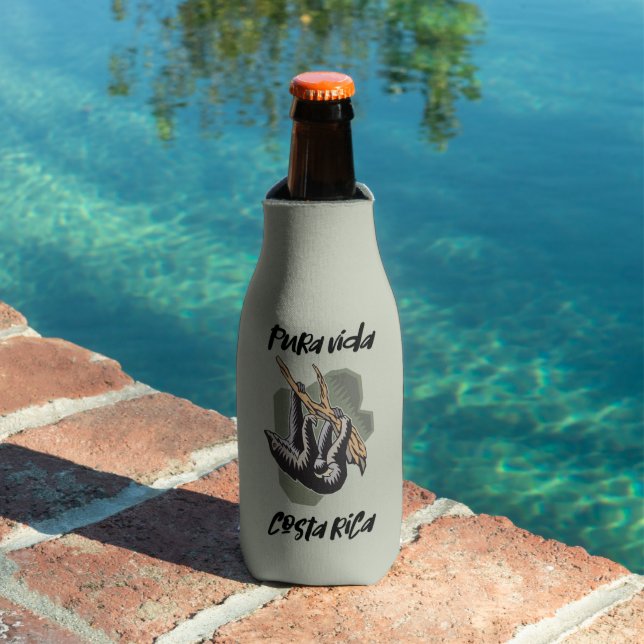 Costa Rica Souvenir Pura Vida Sloth  Flaschenkühler (In Situ Pool)