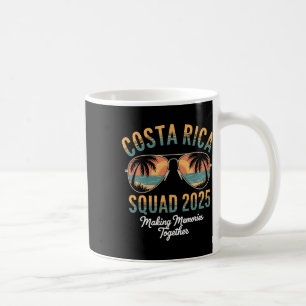 Costa Rica Squad 2025 Urlaub tropische Pura Vida Kaffeetasse