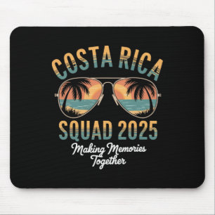 Costa Rica Squad 2025 Urlaub tropische Pura Vida Mousepad