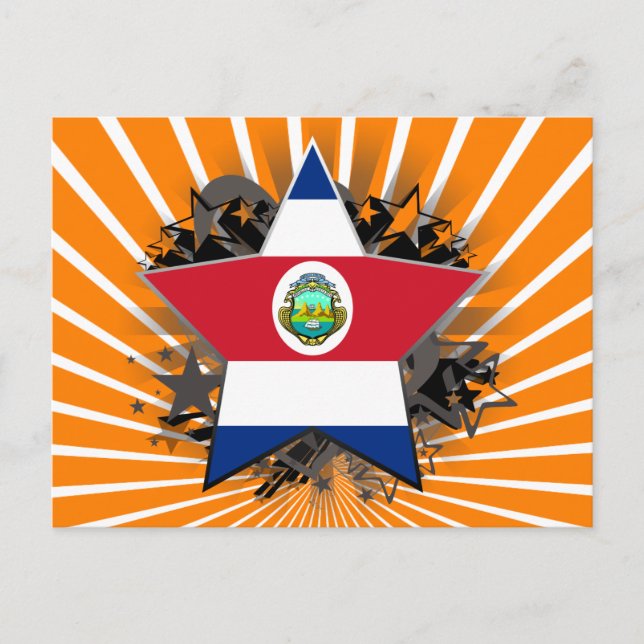 Costa Rica Star Postkarte (Vorderseite)
