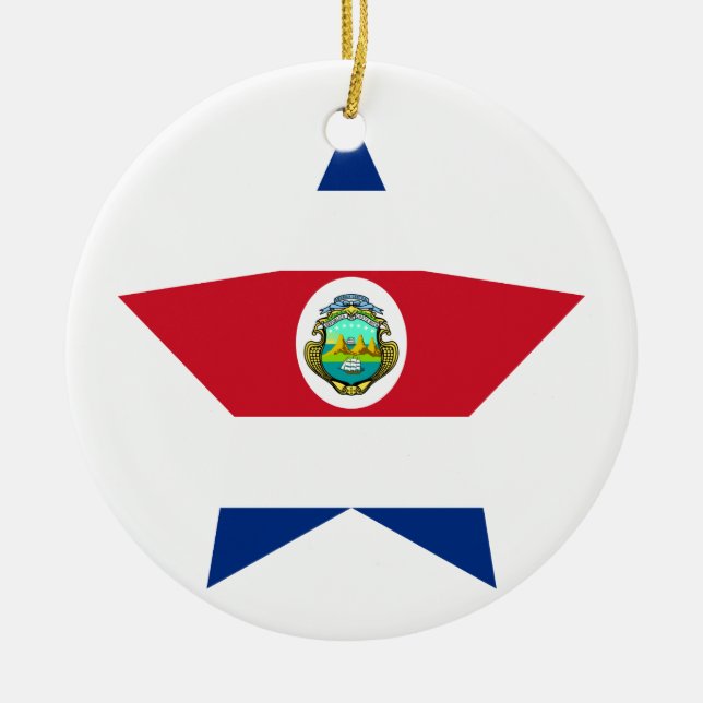 Costa+Rica Stern Keramikornament (Vorne)