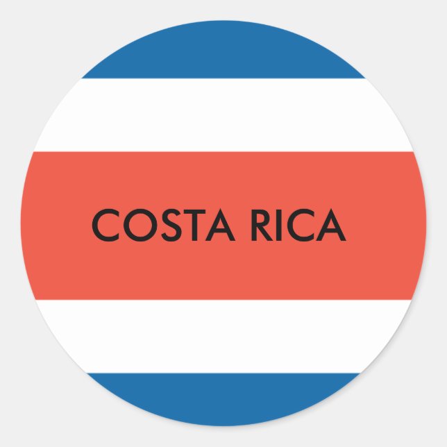 Costa Rica Sticker (Vorderseite)