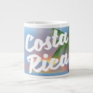 Costa Rica Strand Reiseplakat Jumbo-Tasse