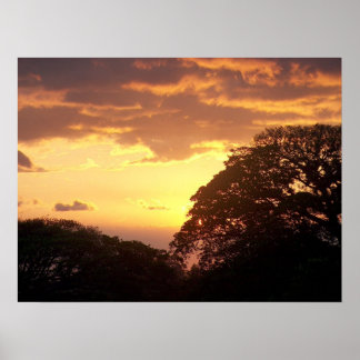 Costa Rica Sunset II Poster