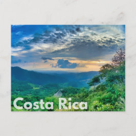 Costa Rica Sunset Postcard Postkarte