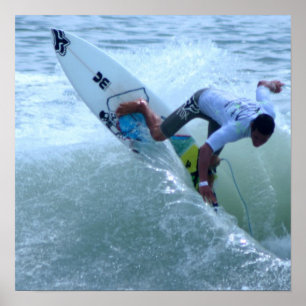 Costa Rica Surfing Poster