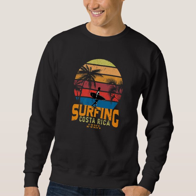 Costa Rica SurfPremium 1 Sweatshirt (Vorderseite)