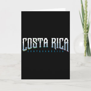 Costa Rica T-Shirt - Öko-Reise-Strand Designer-Sur Karte