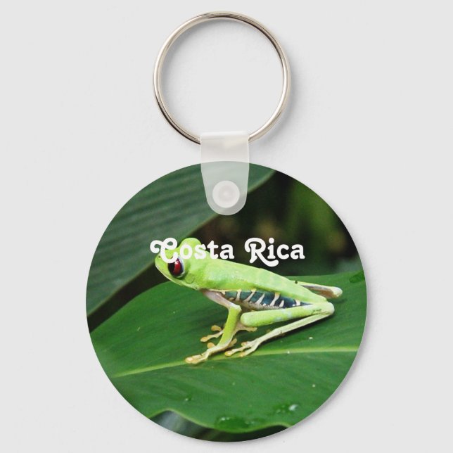 Costa Rica Tree Frog Schlüsselanhänger (Vorderseite)