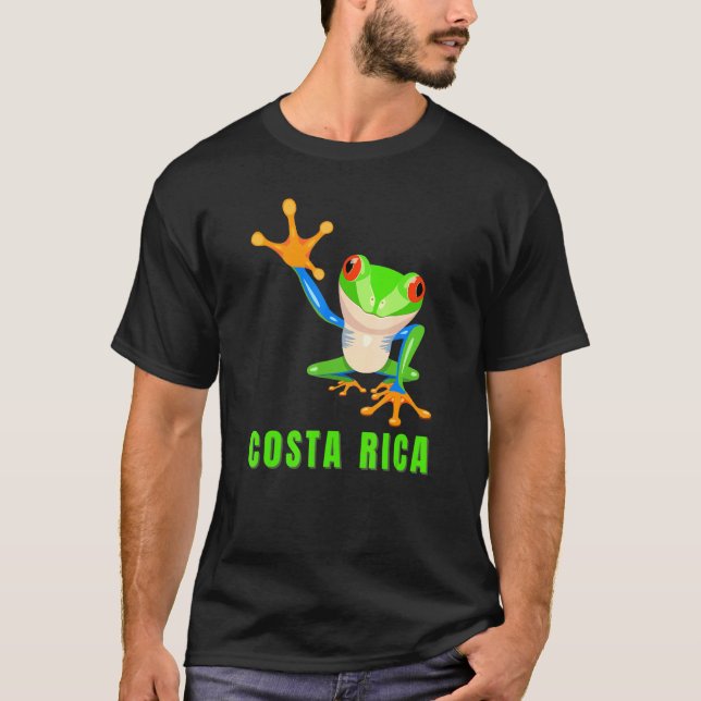 Costa Rica Tree Frog Souvenir T-Shirt (Vorderseite)