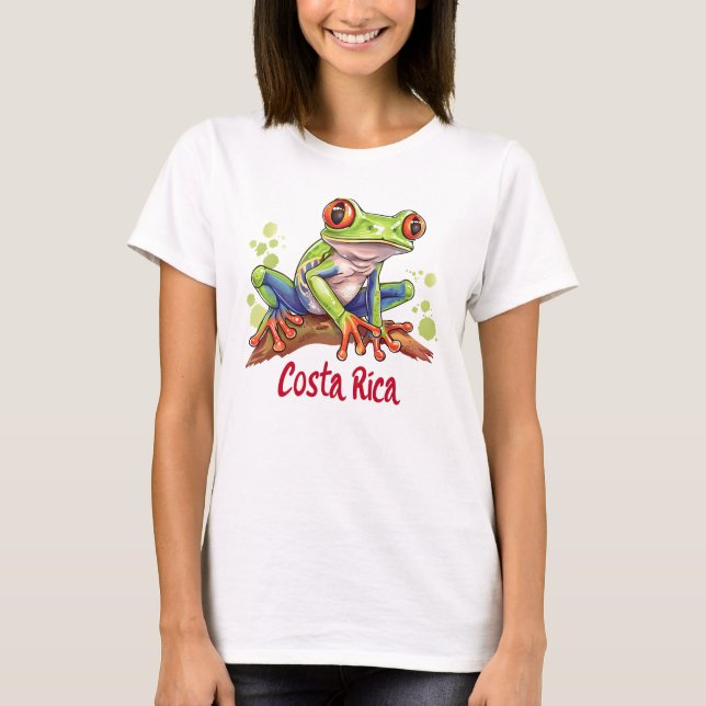 Costa Rica Tree Frog T-Shirt (Vorderseite)