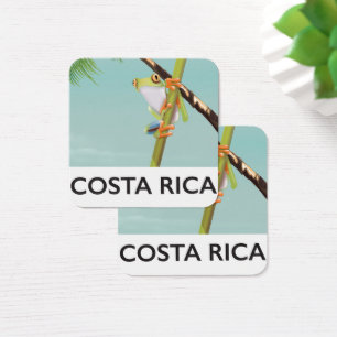 Costa Rica Tree Frog Vacation Poster