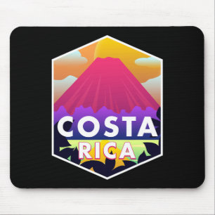 Costa Rica Urlaub Souvenir Surfen Reise Geschenk Mousepad
