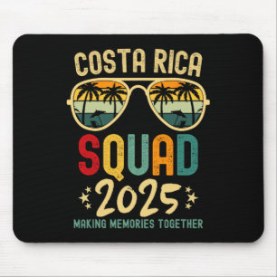 Costa Rica Urlaub Squad 2025 Familienurlaub Tri Mousepad