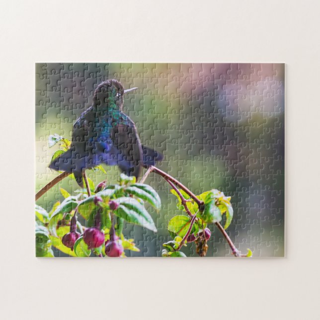 Costa Rica-Vogel - Hummingbird mit Meerschweinchen Puzzle (Horizontal)