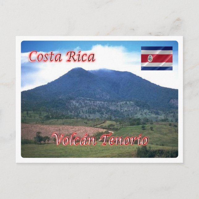 Costa Rica - Vulkan Tenorio - Postkarte (Vorderseite)