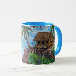 Costa Rica-Wandgemälde Tasse