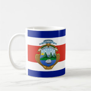 Costa Rica (Wappen/Flagge) Kaffeetasse