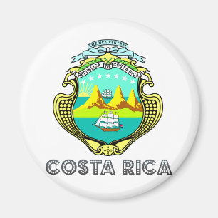 Costa Rica-Wappen Magnet