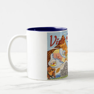 COSTA RICA ZWEIFARBIGE TASSE