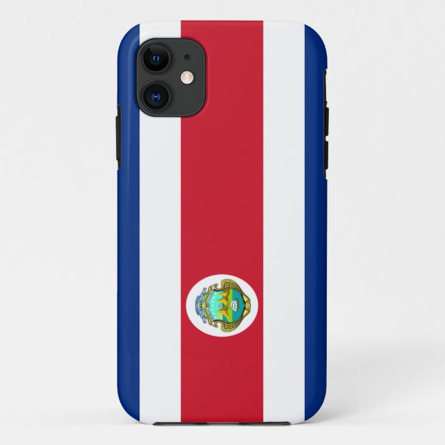Costa Rican Flagge iPhone Fall Case-Mate iPhone Hülle (Rückseite)