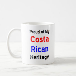 Costa rican Kulturerbe Kaffee Tasse