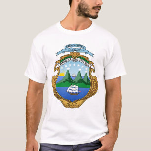 Costa Ricaner Wappen T - Shirt