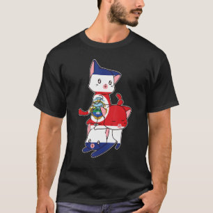 Costa Rico Katzen Costa-Ricaner Costa Rico T-Shirt