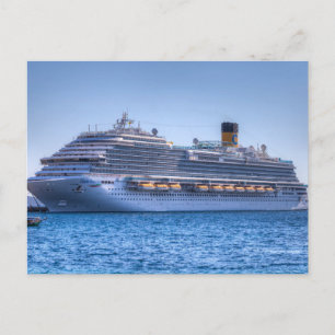 Costa Venezia Kreuzfahrtschiff Feiertagspostkarte