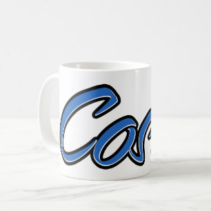 Costa Vorname Name blue Tasse Kaffeetasse