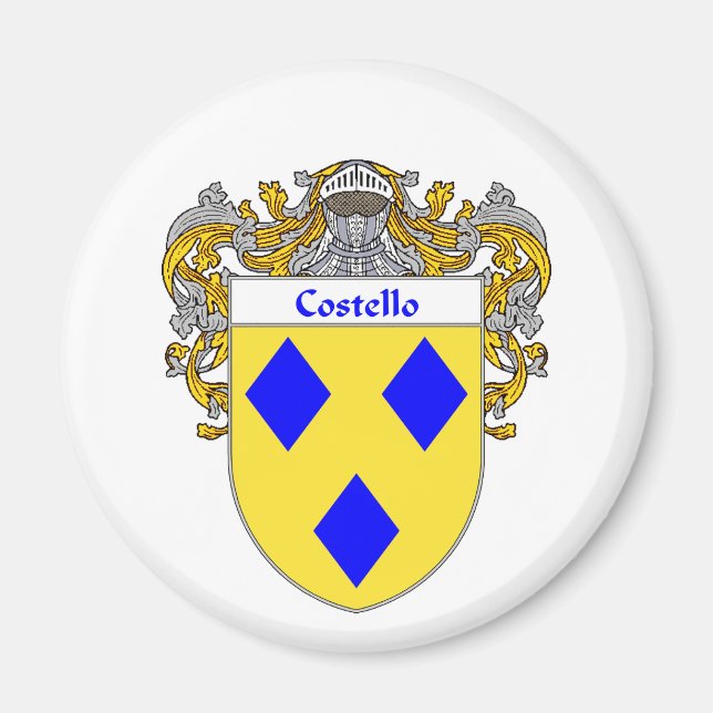 Costello Coat of Arms (Mantled) Magnet (Vorne)