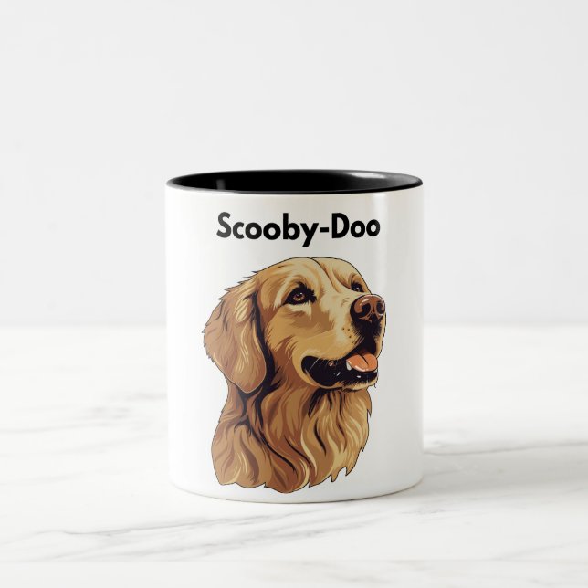 Costum Dog Scooby-Doo-Tasse Zweifarbige Tasse (Mittel)