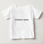 Costum name baby t-shirt<br><div class="desc">New baby nae custom</div>