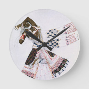 Costume design from Le Dieu Bleu, 1911 (colour lit Runde Wanduhr