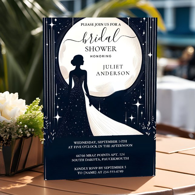 Costume Men Tuxedo Bold Black Krawatte Brautparty Einladung (Von Creator hochgeladen)