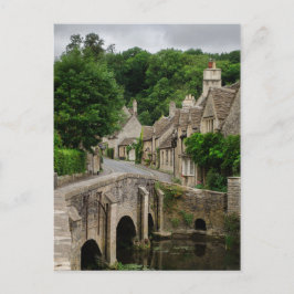 Costwolds Stadt Burg Combe Postkarte