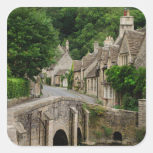 Costwolds town Castle Combe Aufkleber