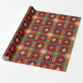 Cosy Autumnal Wrapping Paper Geschenkpapier