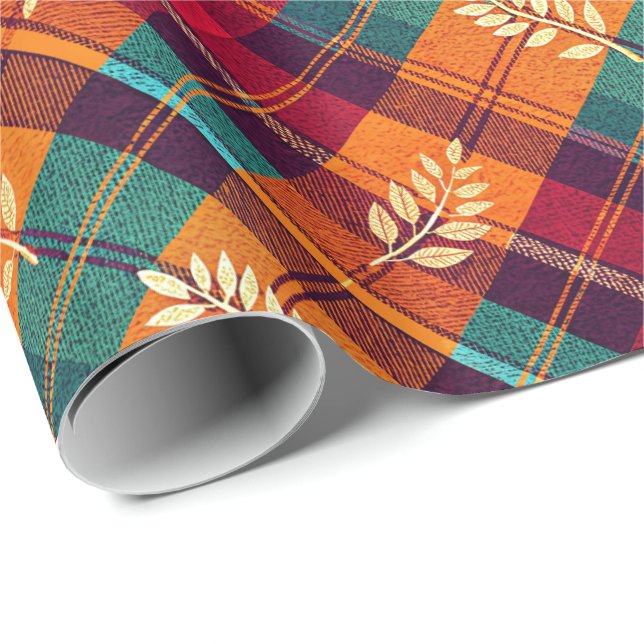 Cosy Autumnal Wrapping Paper Geschenkpapier (Rolleneckpunkt)
