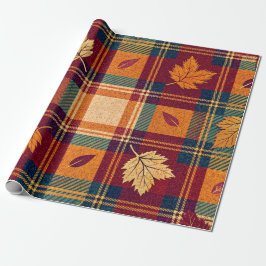 Cosy Autumnal Wrapping Paper Geschenkpapier