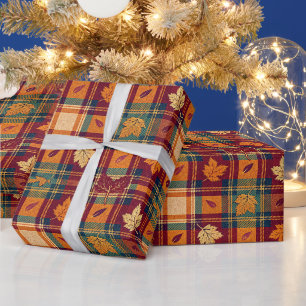 Cosy Autumnal Wrapping Paper Geschenkpapier