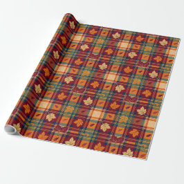 Cosy Autumnal Wrapping Paper Geschenkpapier