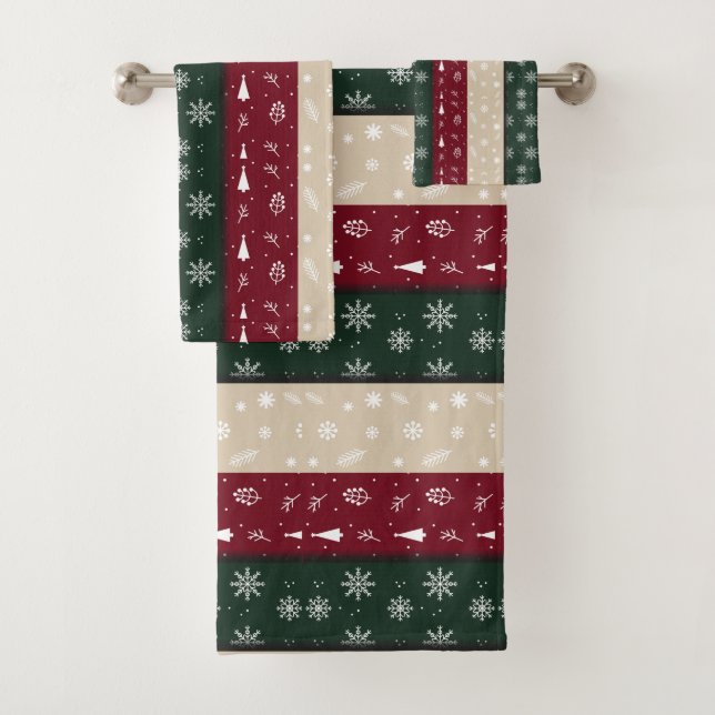 "Cosy Bath Towel Collection: Trending Designs!" Badhandtuch Set (Insitu)