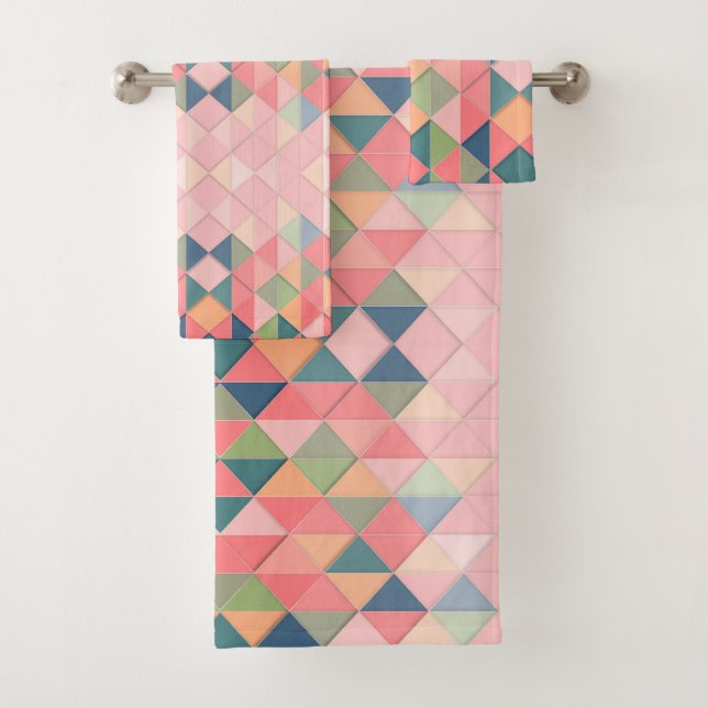 "Cosy Bath Towel Collection: Trending Designs!" Badhandtuch Set (Insitu)