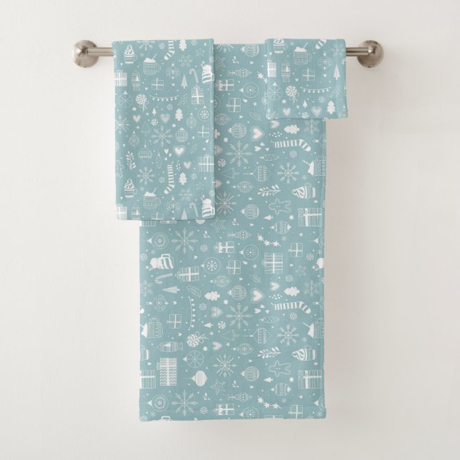 "Cosy Bath Towel Collection: Trending Designs!" Badhandtuch Set (Insitu)
