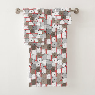 "Cosy Bath Towel Collection: Trending Designs!" Badhandtuch Set