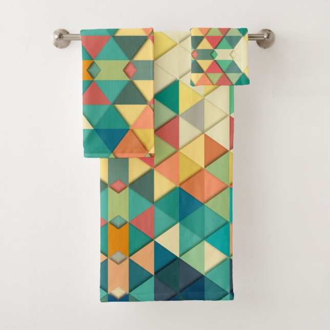 "Cosy Bath Towel Collection: Trending Designs!" Badhandtuch Set (Insitu)