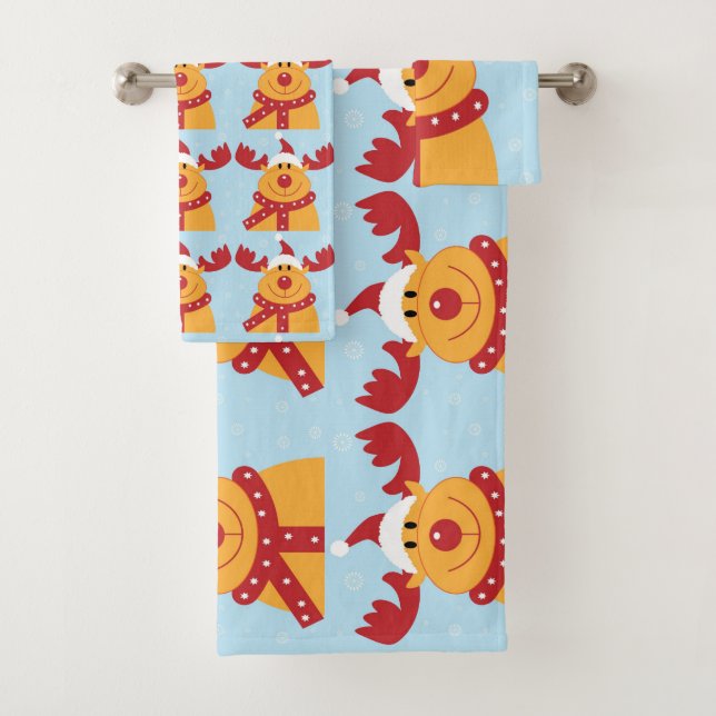 "Cosy Bath Towel Collection: Trending Designs!" Badhandtuch Set (Insitu)